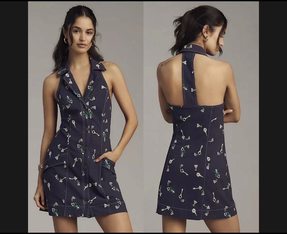 The Amelia Collared Mini Dress By Maeve